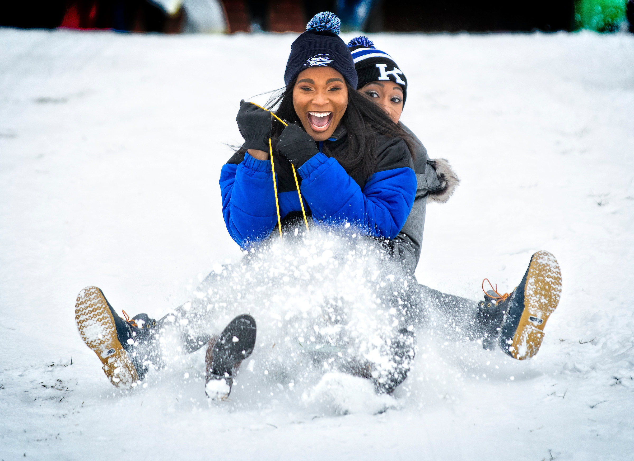 sledding