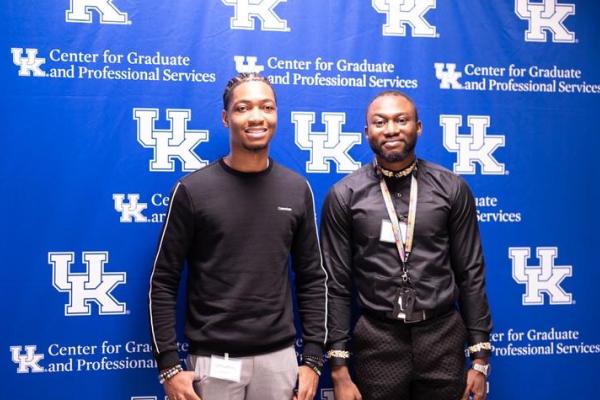 Johnathan Sehkar, left, and Amos Akinyemi.