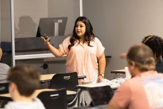 woman teaching