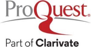 TEXT: proquest logo part of clarivate