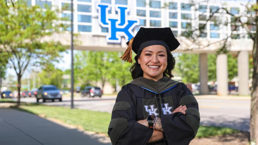 As graduation nears, Relucio carries with her a deep sense of gratitude. “This opportunity would’ve been taken from me had my parents not moved to the U.S. and sacrificed so much.” Carter Skaggs | UK Photo