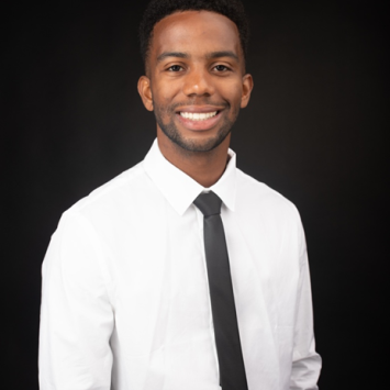 Eric Ingram, winner of the 2025-2026 Presidential Graduate Fellowship, 